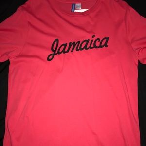 Red Jamaica Divided Shirt